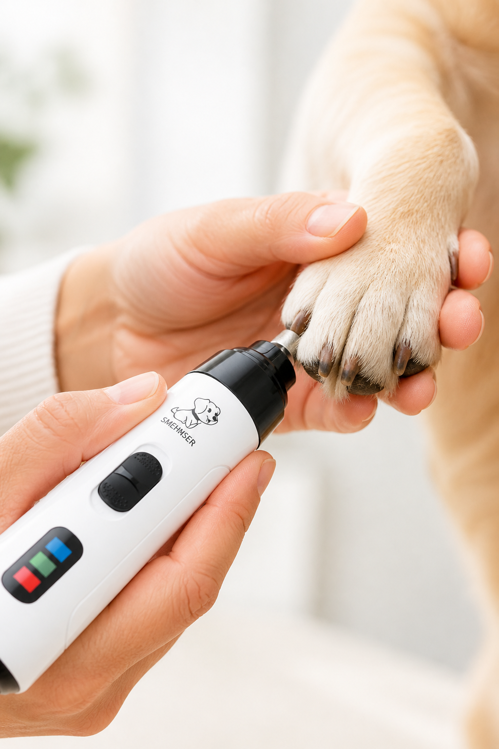 Lime à Ongles Électrique Silencieuse pour Chien et Chat