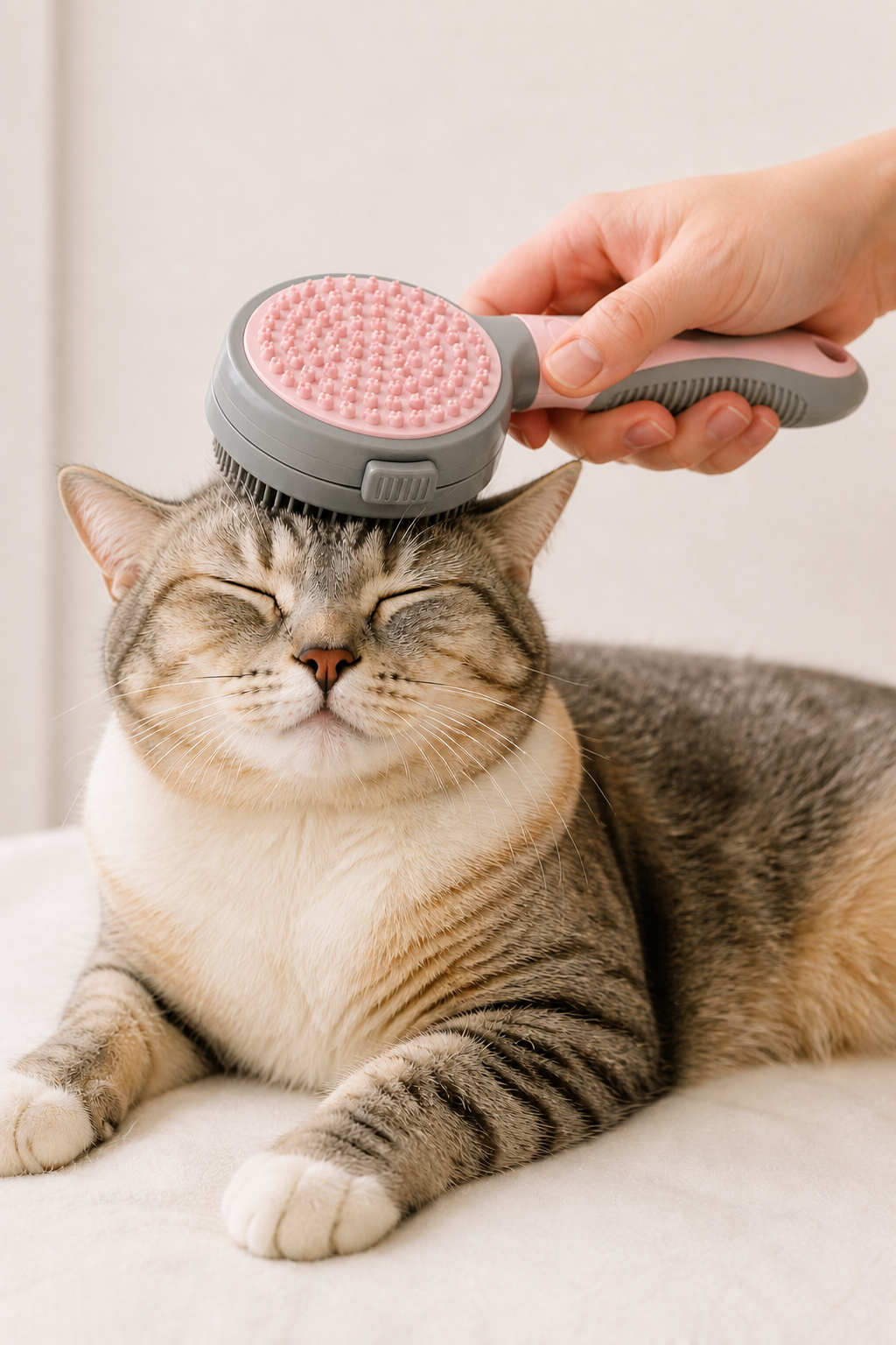 Brosse Auto-Nettoyante pour Chien et Chat
